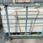 Pure white sintered stone slab 900x1800x9 mm stock lot