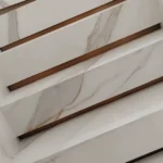 Sintered stone staircase fabrication example 9