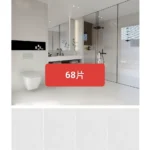 Plain color sintered stone slab 900x2700x9mm