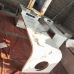 Sintered stone custom fabrication example 2