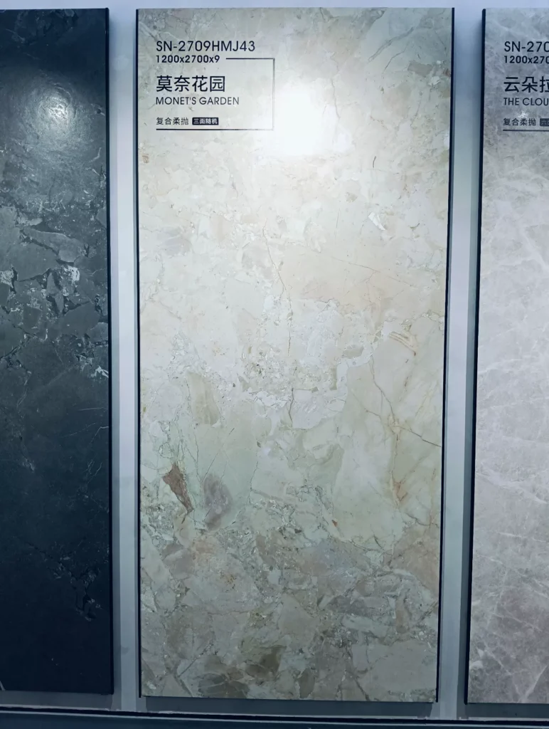Sintered stone slab stock lot 1200x2700x9mm