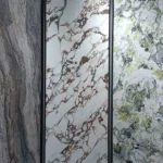 Moulded surface sintered stone slab 800x2600x15 mm