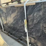 Sintered stone slab close-up view