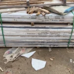 Quartz slab stock lot