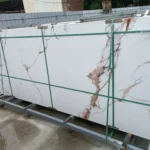Fish Belly Gold sintered stone slab, 1200x2700x9 mm, stock lot