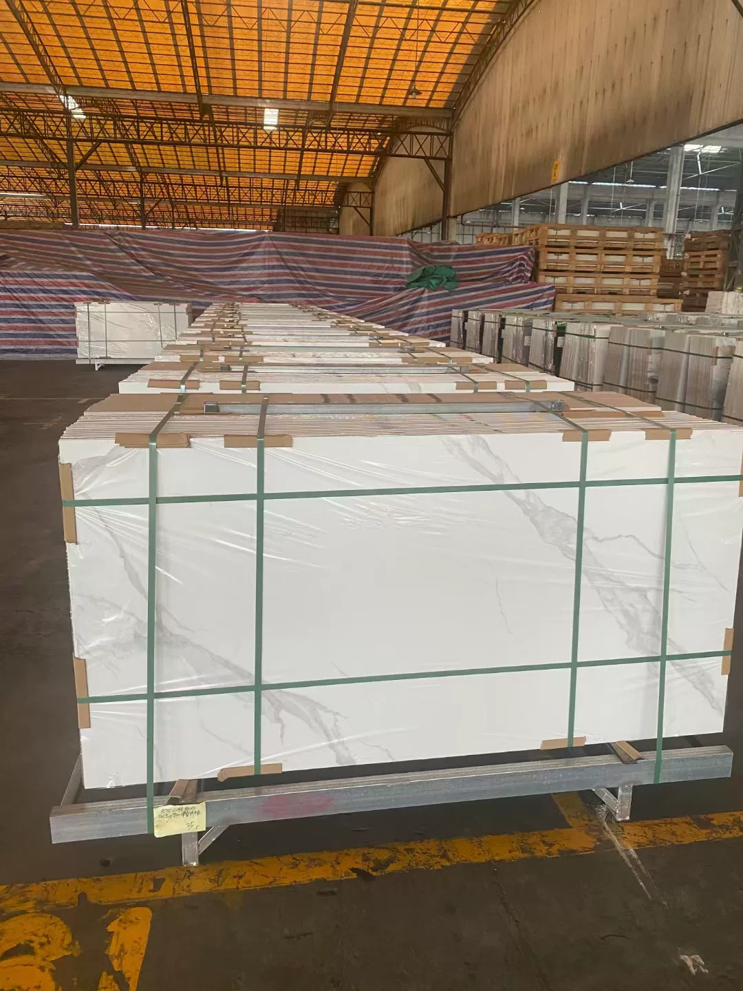 Sintered stone slab available
