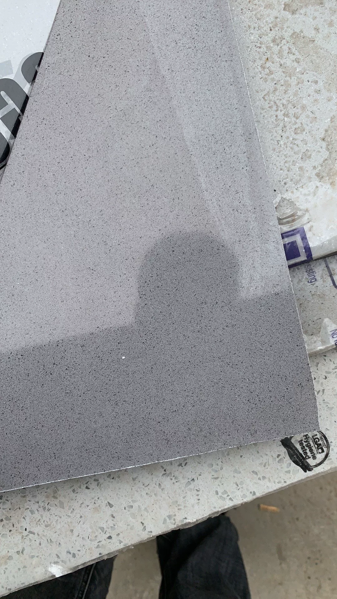 Quartz stone slab stock lot
