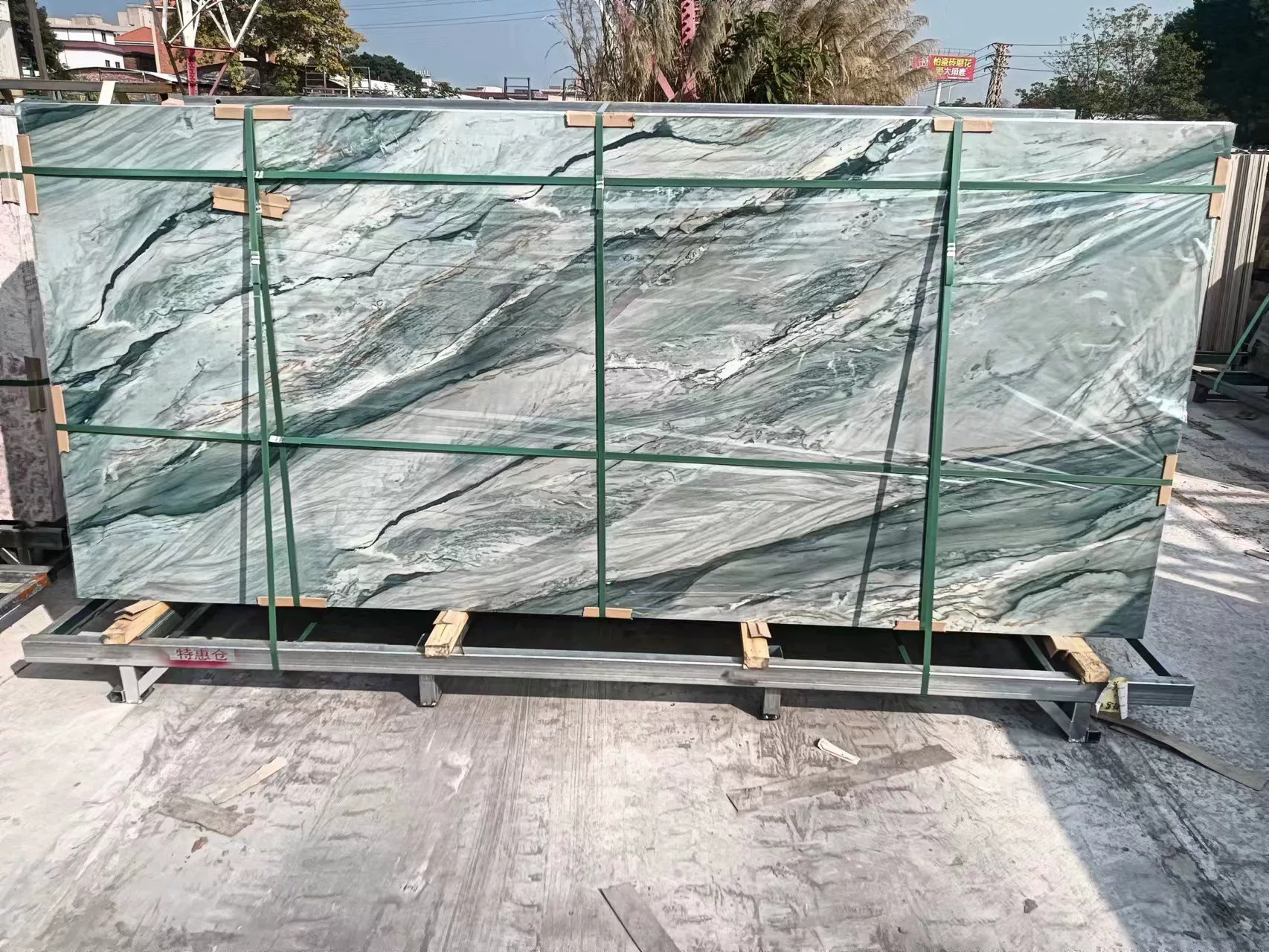 Sintered stone slab stock lot - 900x2700x9mm