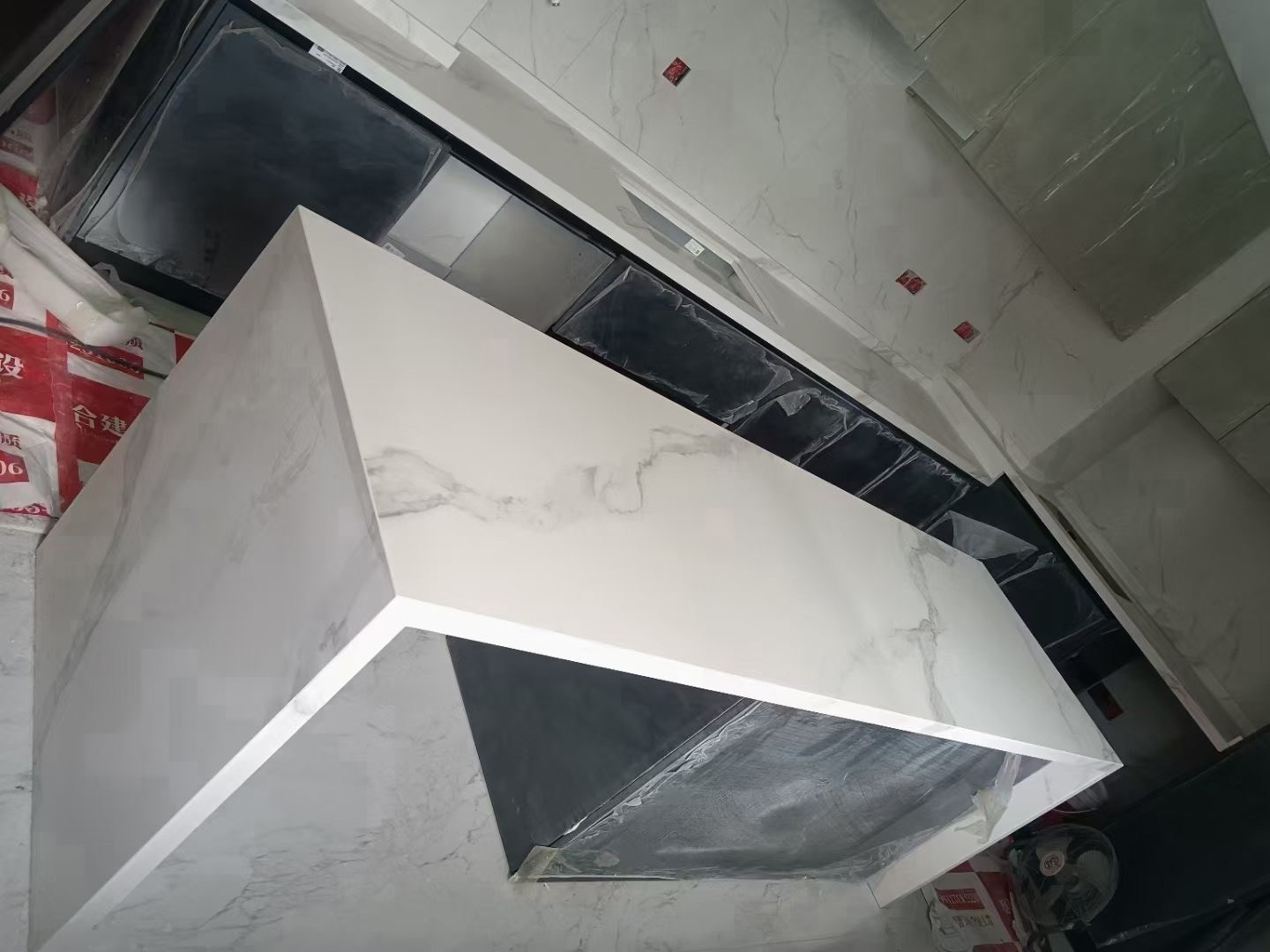 Quartz stone slab stock lot