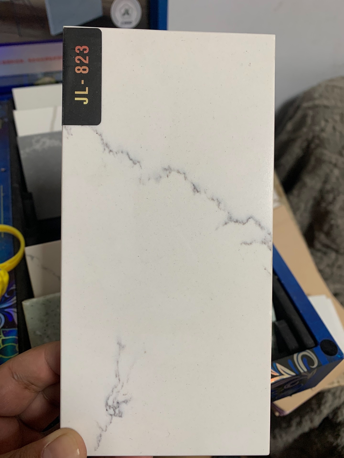 Quartz slab view