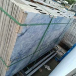 Sintered stone slab close-up view