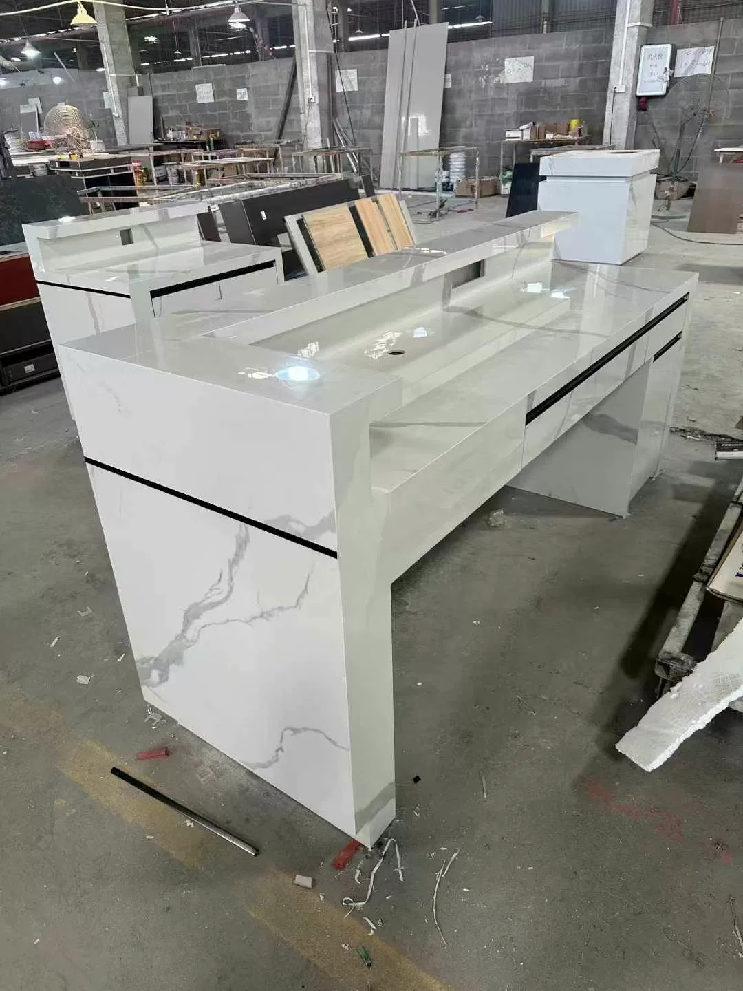 Kitchen island unit view 2