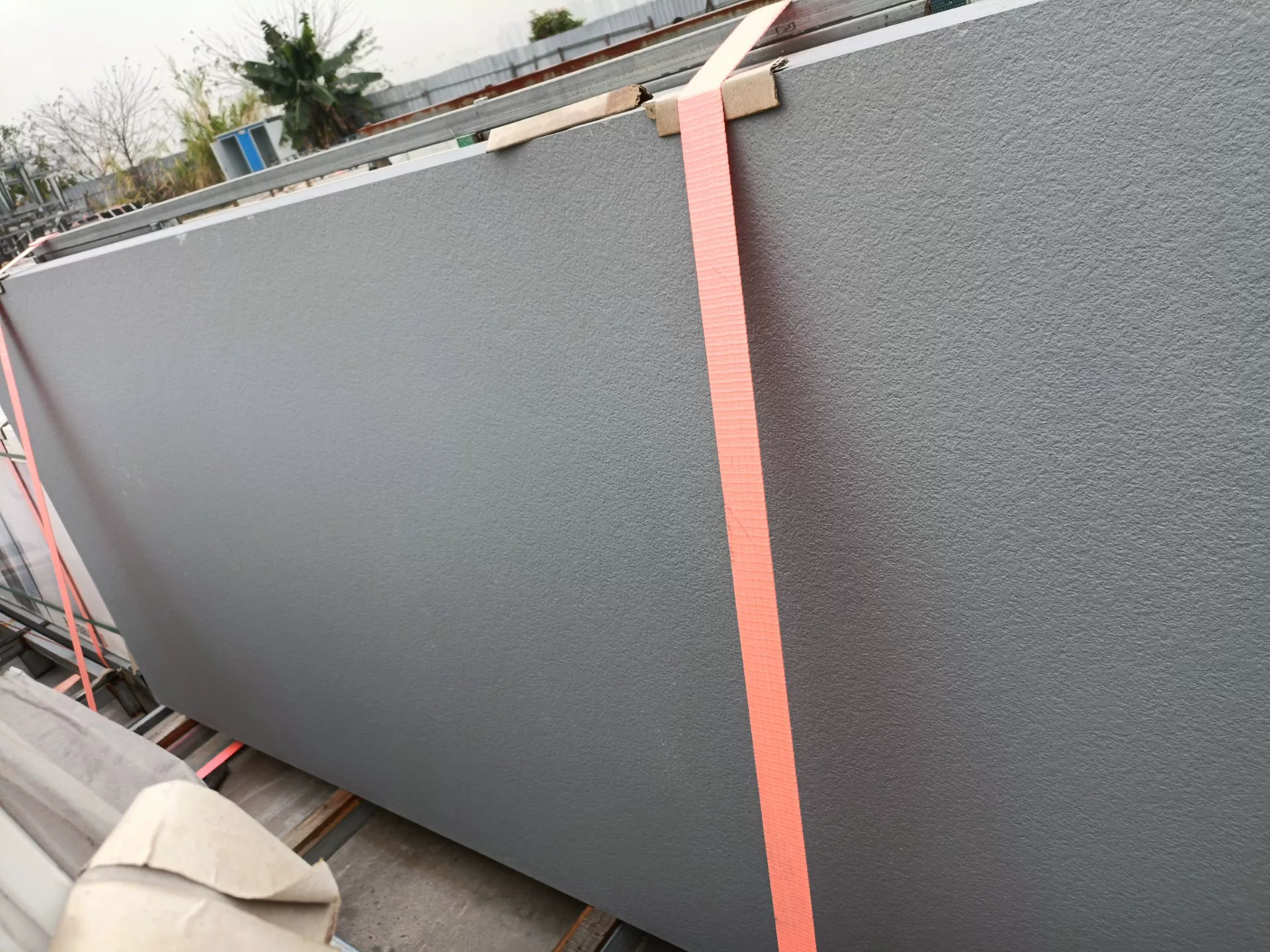 Flamed sintered stone slab, 1200x2700x9mm
