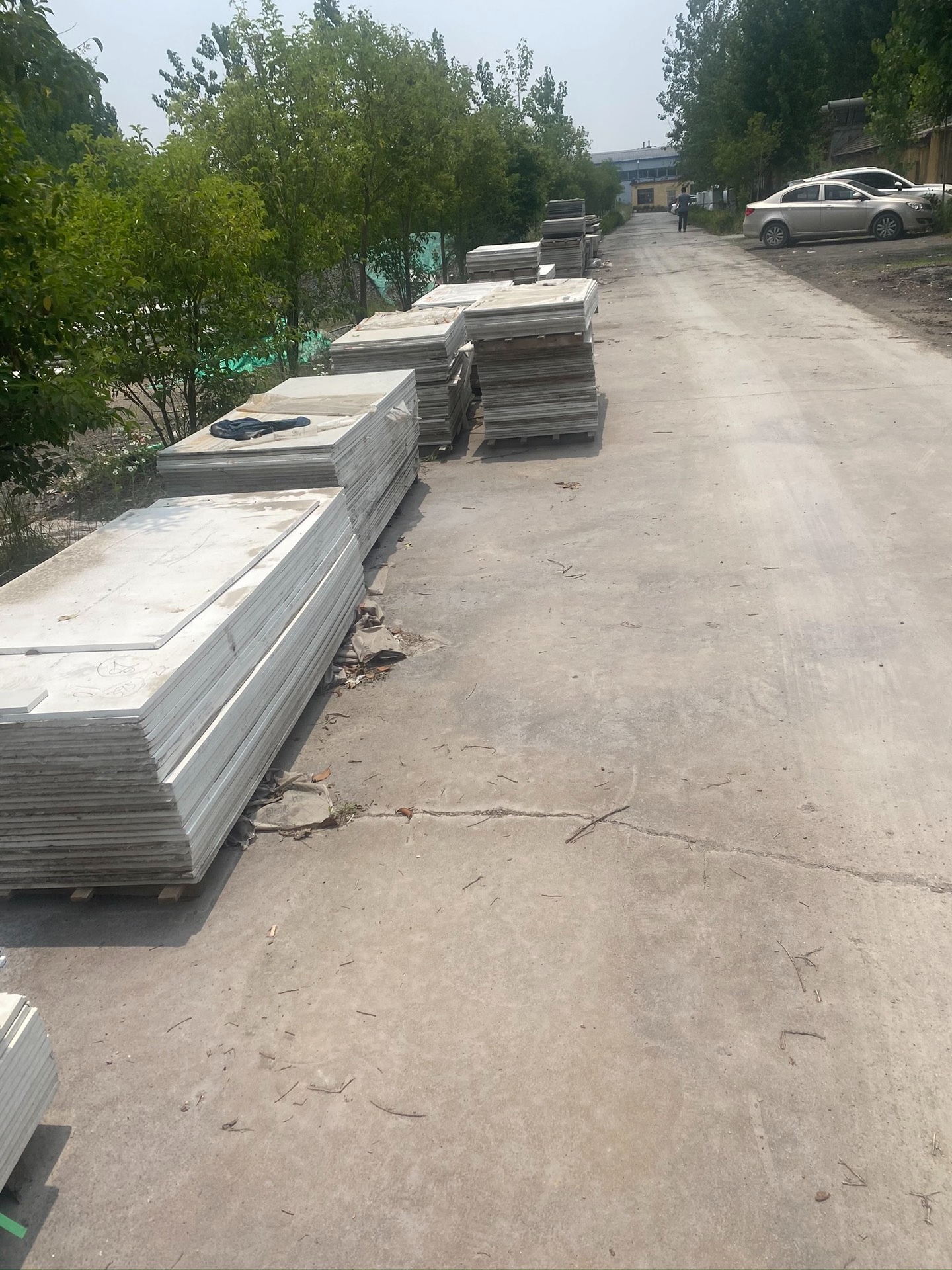 Quartz stone slab stock lot