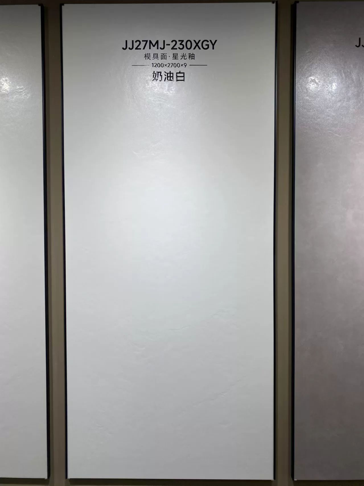Porcelain slab 1200x2700x9mm moulded surface view 6