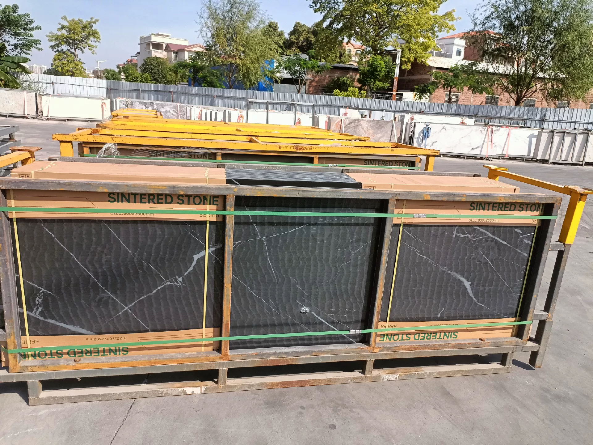 Slab packaging or handling