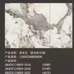 Pandora marble-look sintered stone slab 1200x2400 mm