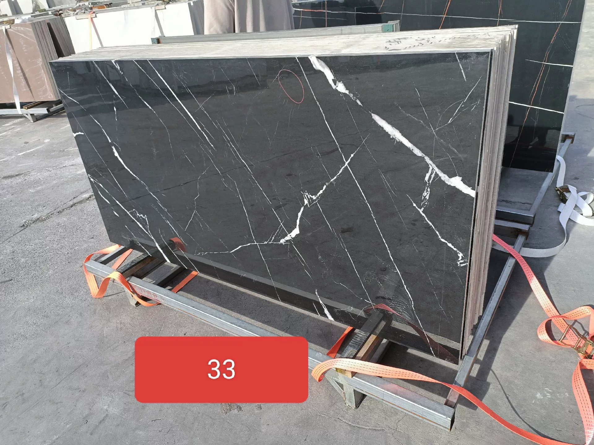 Sintered stone slab 900x1800mm stock lot