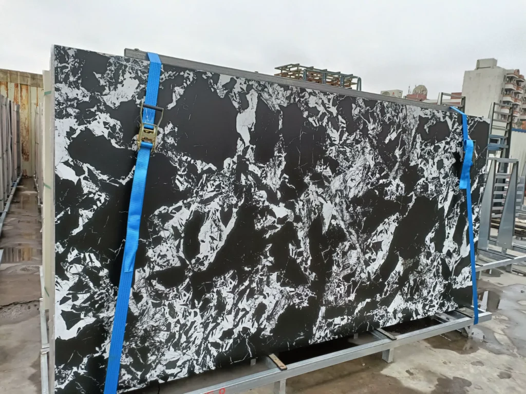 Sintered stone slab pattern 1