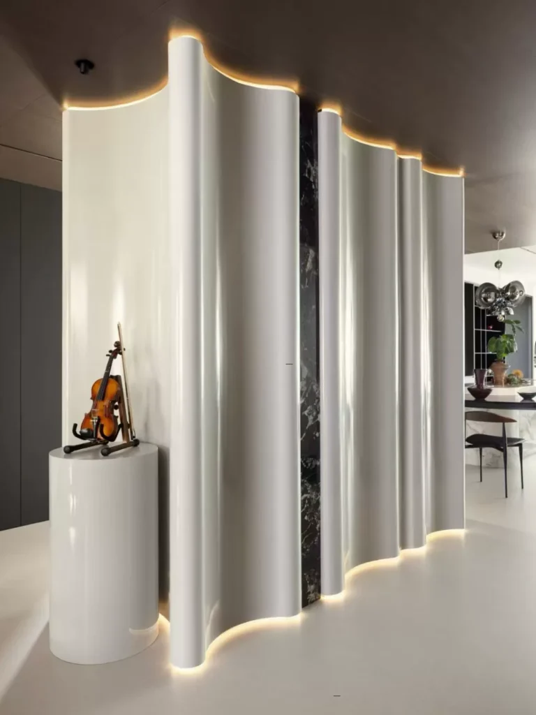 Sintered stone slab marble pattern