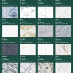 MARSHAL pure white sintered stone slab 900x2700x9mm