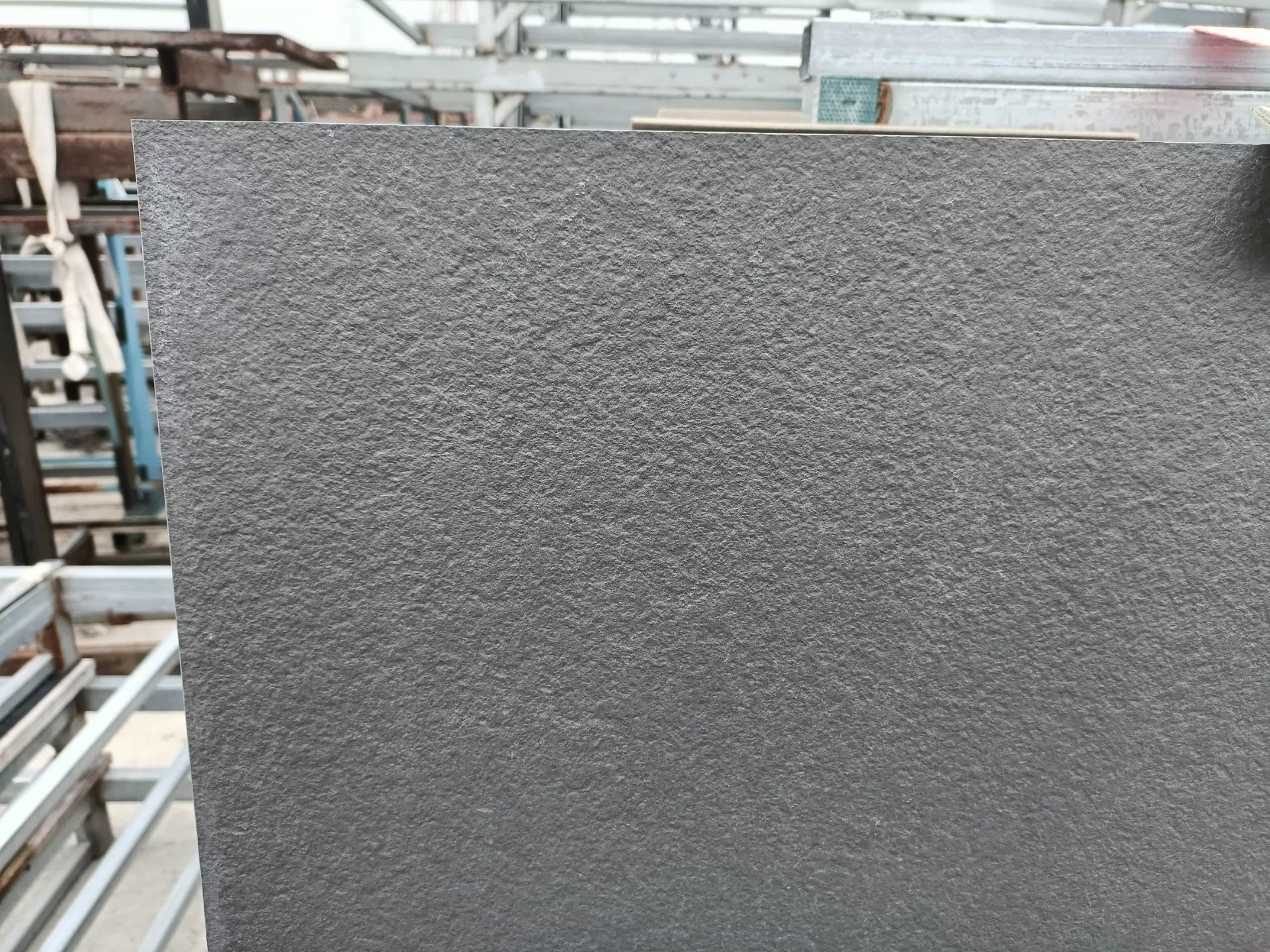 Flamed sintered stone slab, 1200x2700x9mm