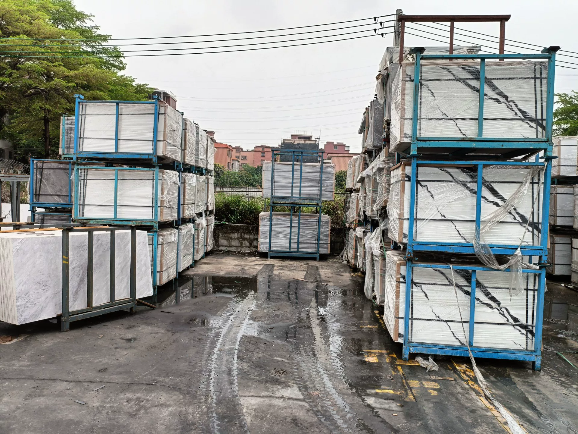 Sintered stone slab stock lot view 9
