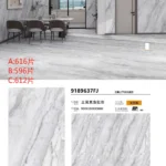 Sintered stone slab - matte finish - 900x1800x9mm