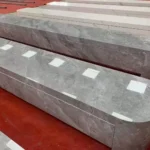 Sintered stone TV console unit - perspective