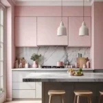 Rouge Powder sintered stone tile sample