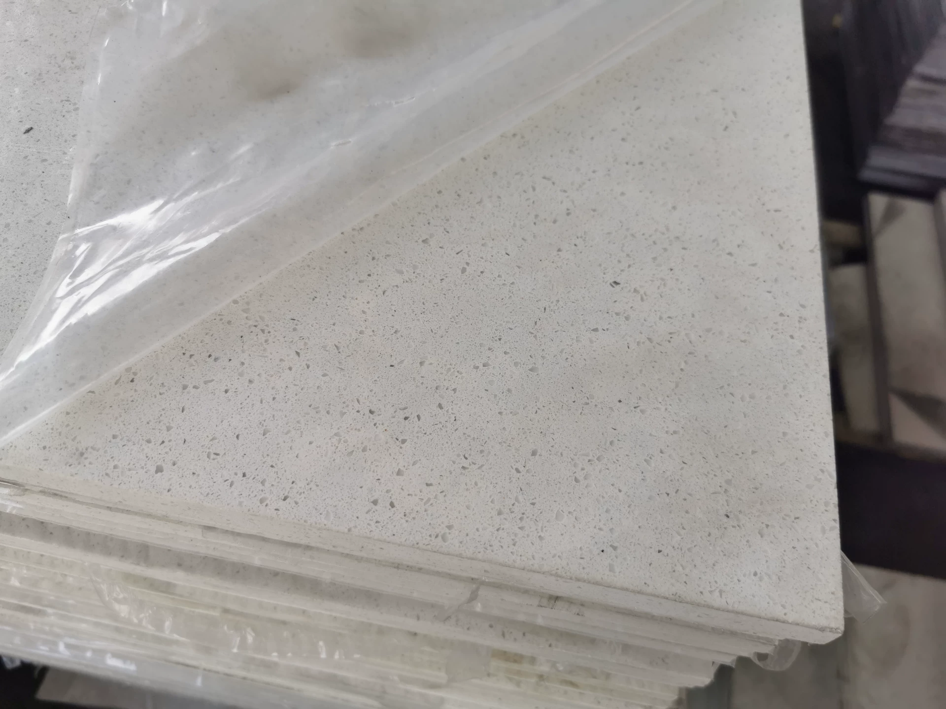 Quartz stone slab stock