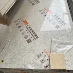 Quartz stone slab stock lot - color variation 7