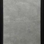 White sintered stone slab close-up