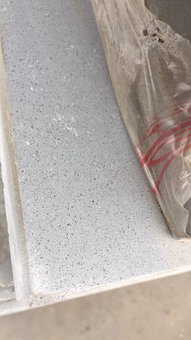 Quartz stone slab stock image 8