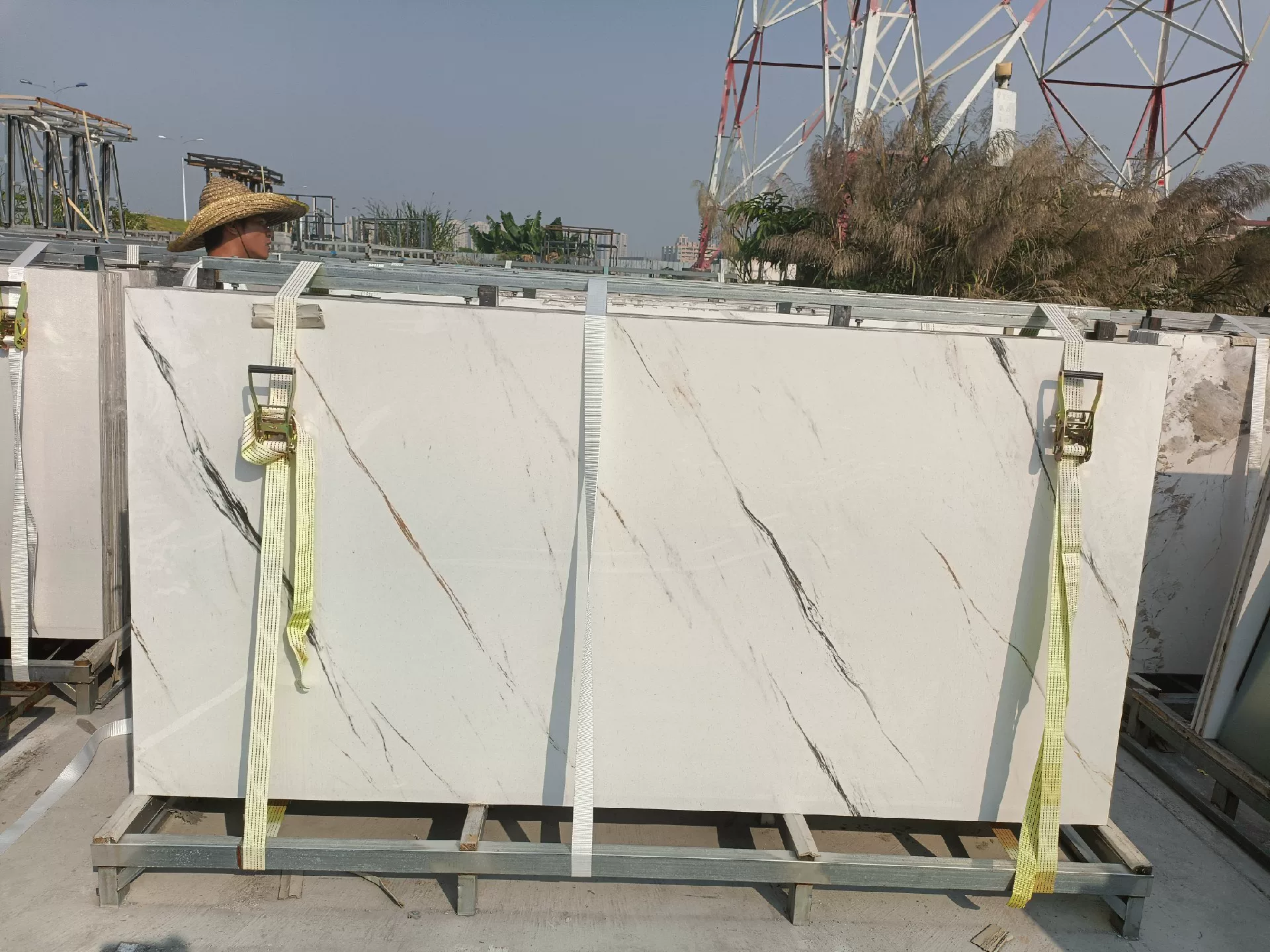Sintered stone slab stock lot 1200x2400x9mm