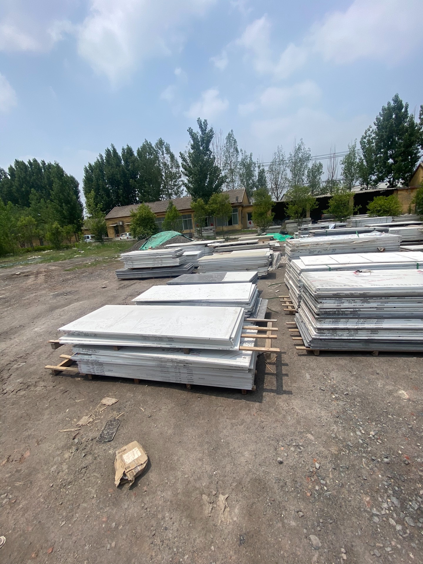 Quartz stone slab stock lot