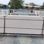 White slab stock image