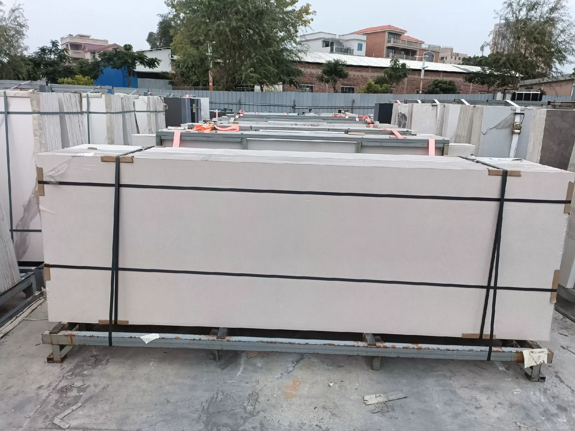 White slab stock image