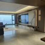 Sintered stone slab installation service example