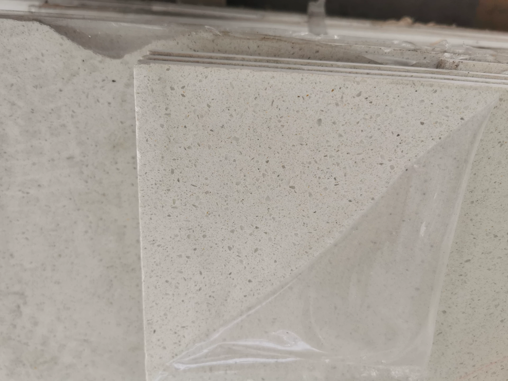 Quartz stone slab selection