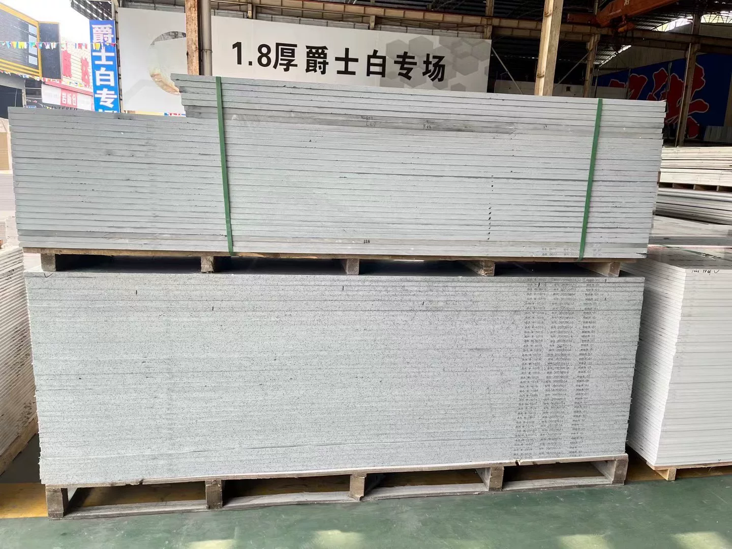 Quartz stone slab stock lot