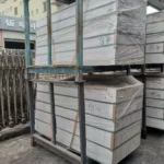 Sintered stone slab close-up view