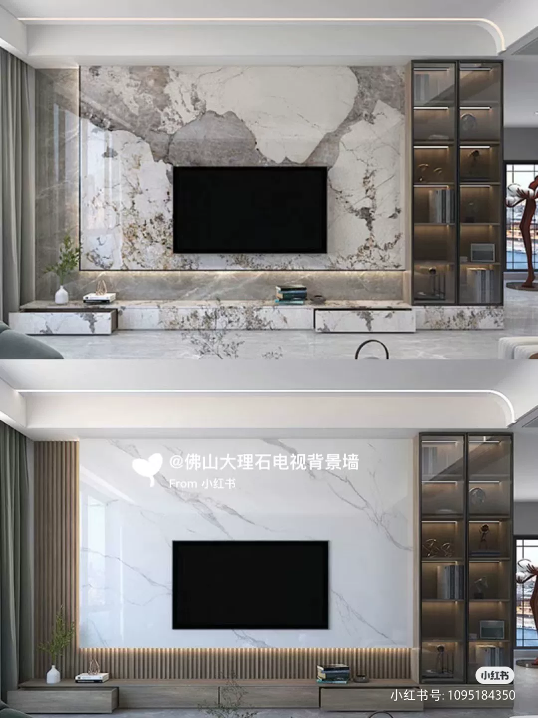Custom sintered stone background wall panel example 7