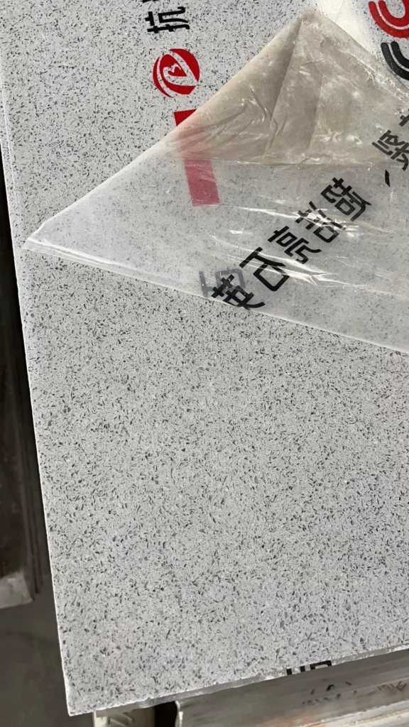 Quartz stone slab stock lot