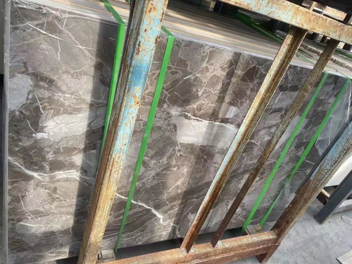 Black sintered stone slab 700x1300x6 mm