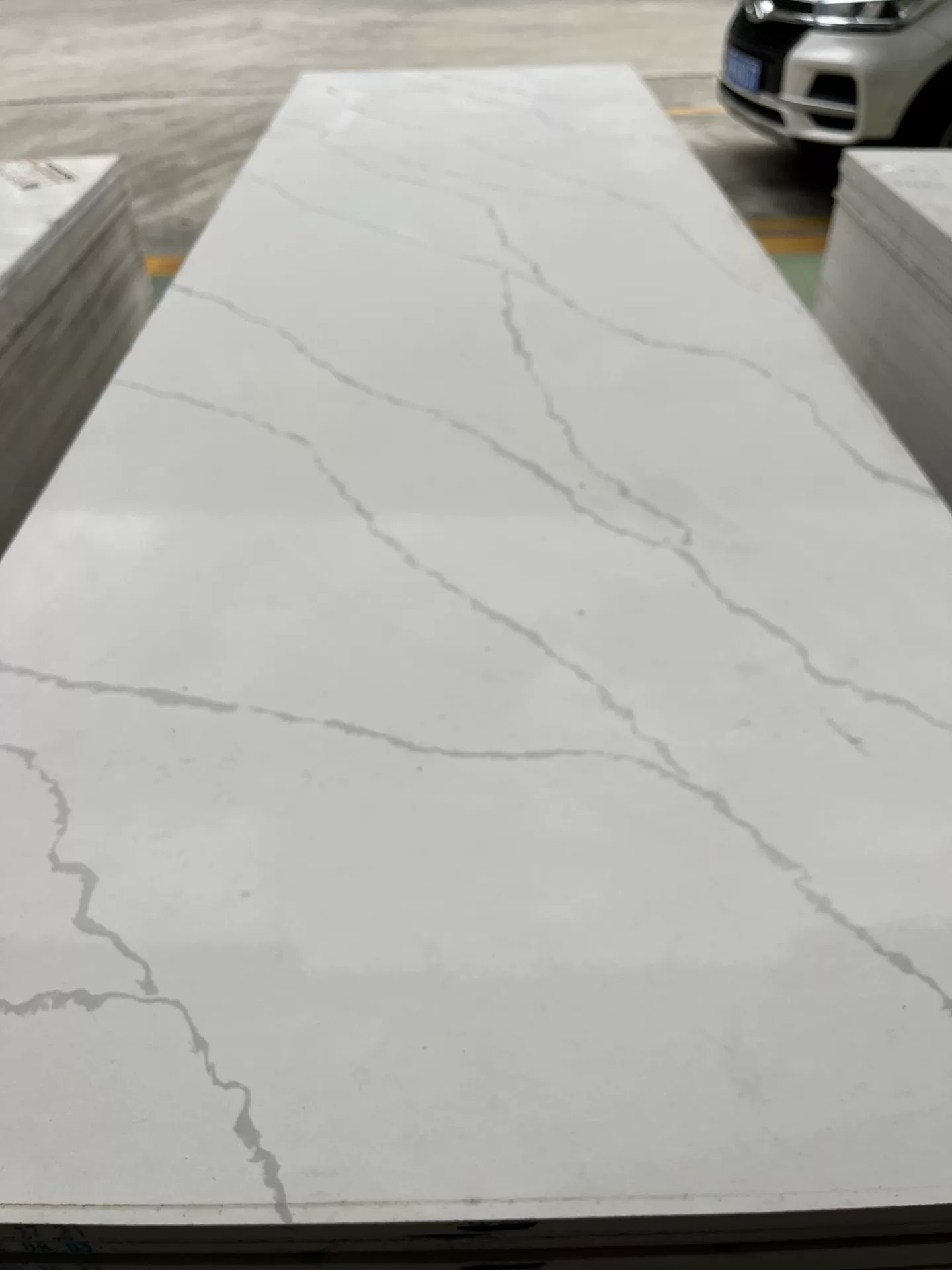 Quartz stone slab stock lot