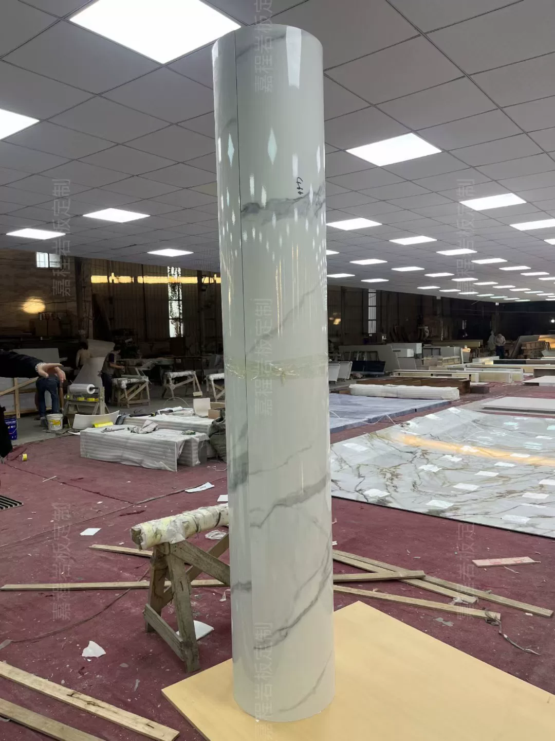 Sintered stone custom fabrication example 8