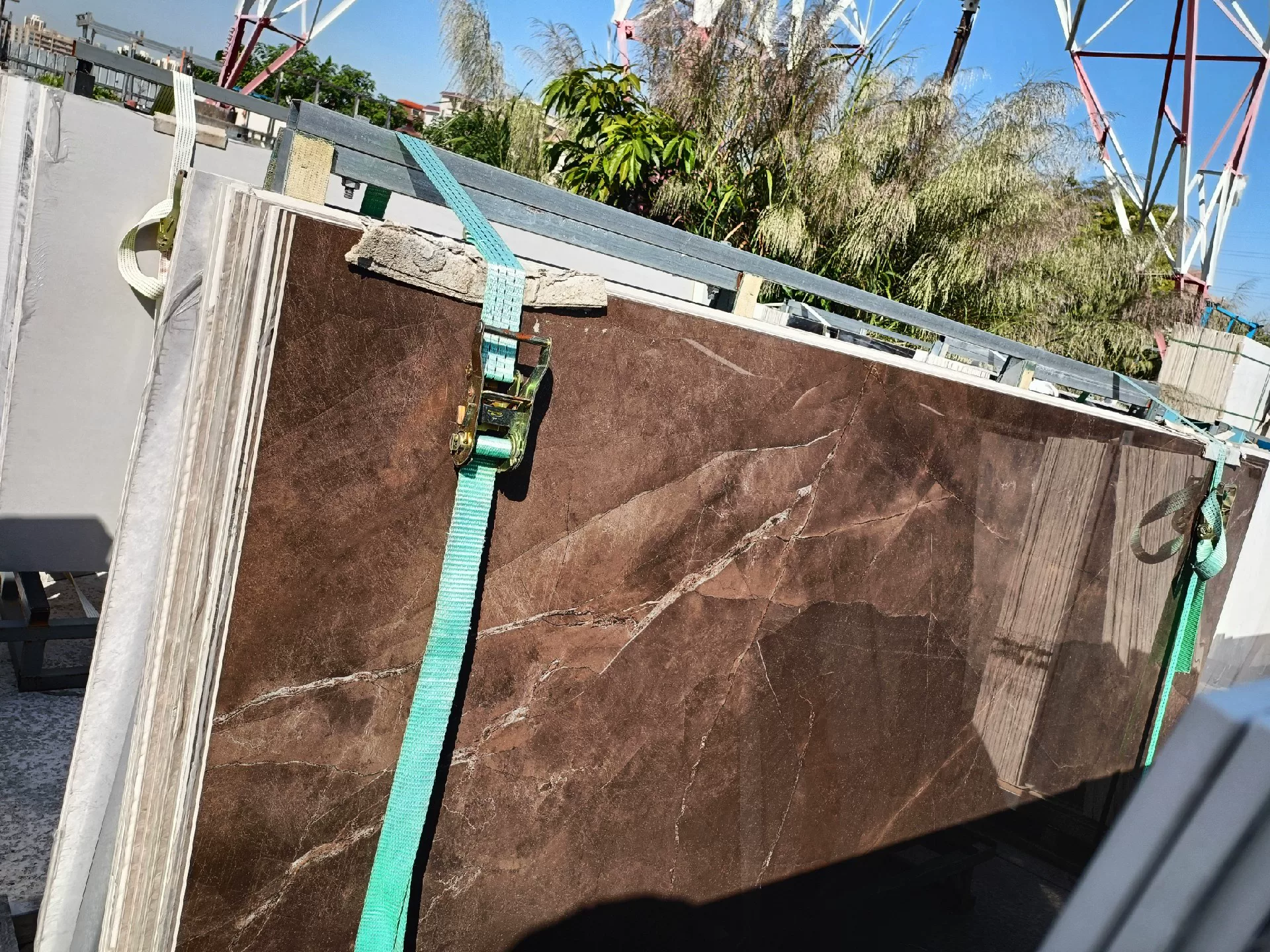 Sintered stone slab 800x2600mm 9mm stock lot