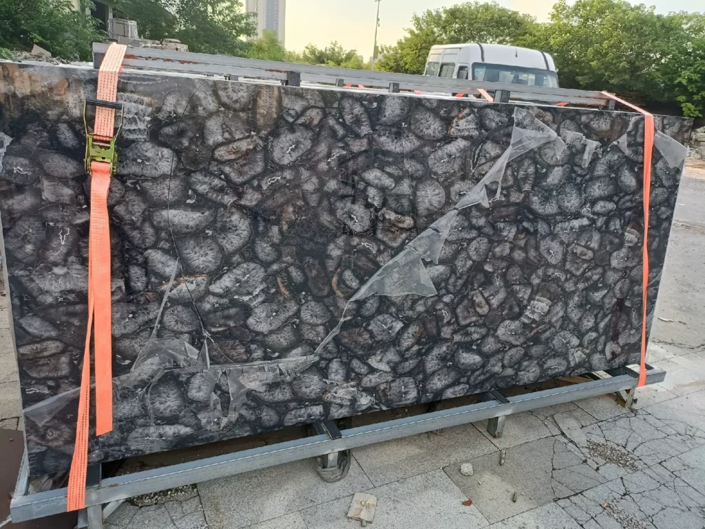 Sintered stone slab 1200x2400mm 9mm stock lot