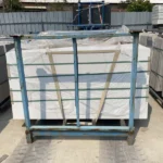 Pure white sintered stone slab 900x1800x9 mm stock lot